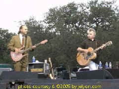 photo courtesy of jelyon.com of John Prine and Dave Jacques at the Austin City Limits Music festival 2005
