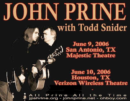 John Prine with Todd Snider in Texas