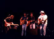 John's guitar player, Dirk Hamilton (opening act), John Prine and I believe, John's guitar tech. 