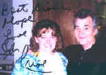 Hope and her autographed Prine