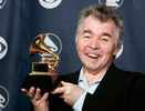 John Prine receiving his grammy for Fair & Square - photo by Robert Galbraith