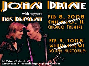John Prine & Iris DeMent concert dates