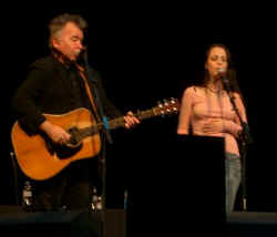 John Prine and Mindy Smith at Ashton-Under-Lyme - photo courtesy of icmacmillan