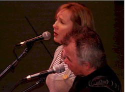 John Prine and Iris DeMent at Carnegie Hall courtesy of Michele 